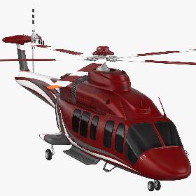 Bell 525 Relentless Corporate Rigged 3D model